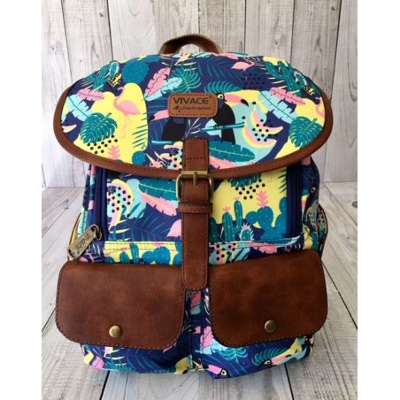 Vivace Tropical Double Pocket Backpack