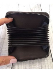 Vivace Dark Grey Dolphin Card Wallet