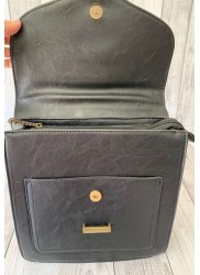 Vivace Black Windpomp Structured Handbag