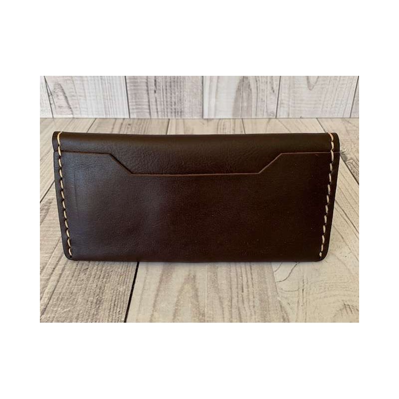 Vivace Chocolate Brown Genuine Leather Wallet with Clip