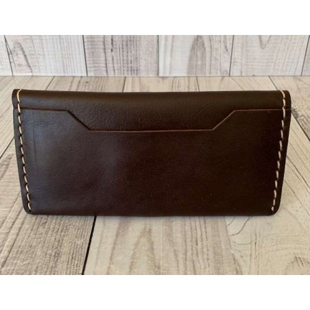 Vivace Chocolate Brown Genuine Leather Wallet with Clip