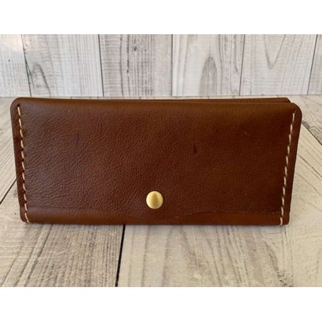 Vivace Tan Brown Genuine Leather Wallet with Front Clip