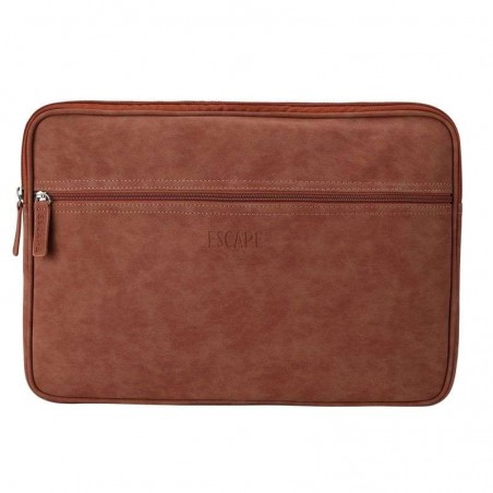 Imitation Leather Laptop Sleeve, 15 Inch, Clay