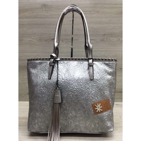 Vivace Silver Tussle Handbag