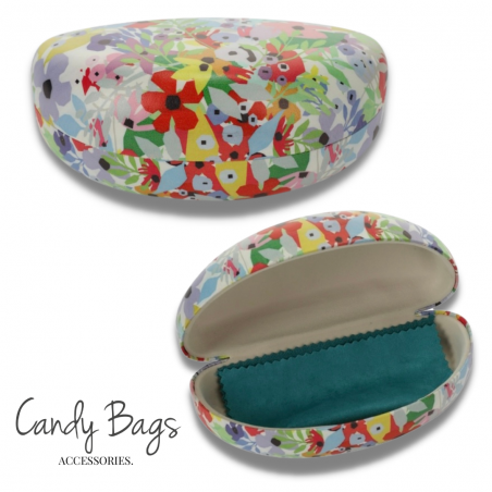 Sunglasses Case – Bright Ditsy Flowers
