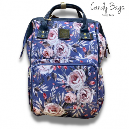Cotton Road Pink Roses Nappy Backpack