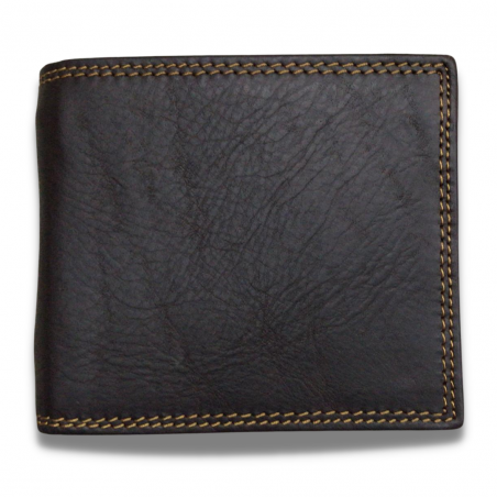 Vivace Genuine Leather Wallet - Dark Brown