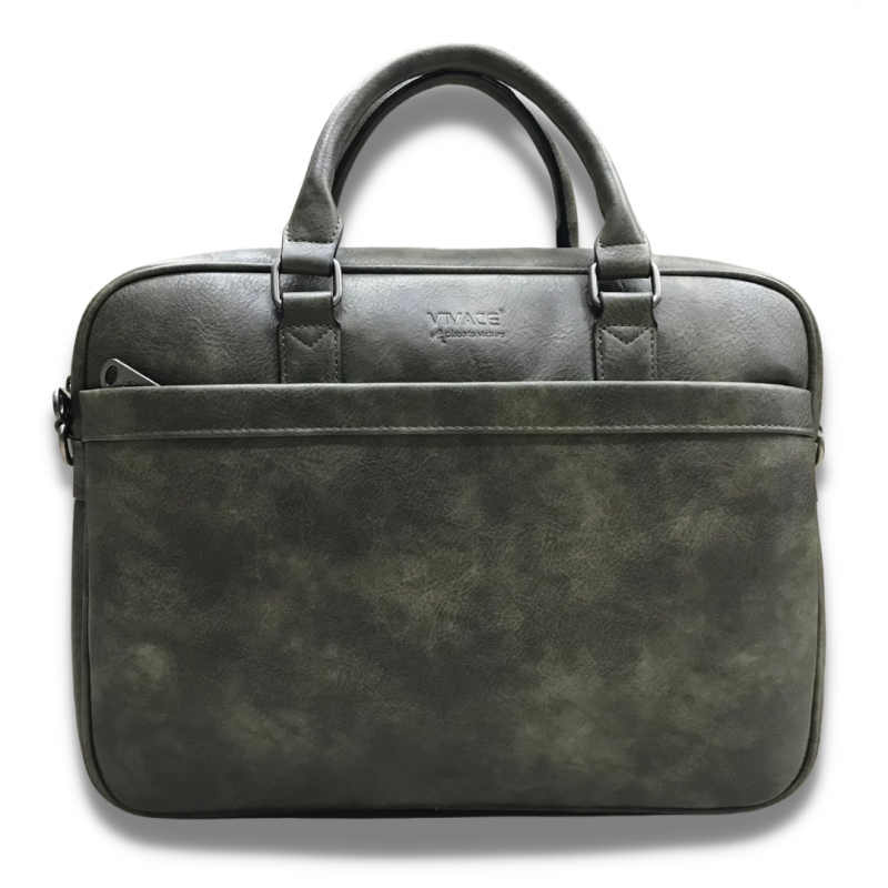 Vivace PU Leather Laptopbag - Green
