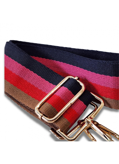 Bag Strap - 4 Stripe Rouge