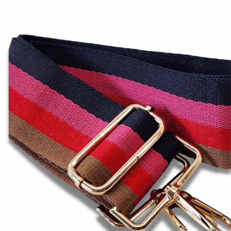 Bag Strap - 4 Stripe Rouge