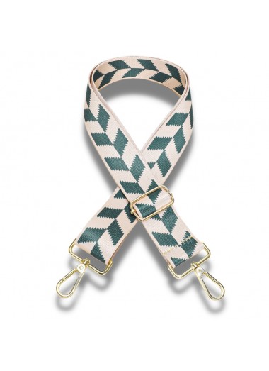 Bag Strap - Green Checkered Dovetail