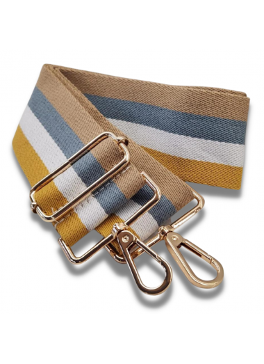 Bag Strap - 4 Stripe Yellow