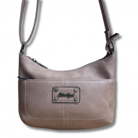 Cotton Road Front Stitch Slingbag - Sand Brown