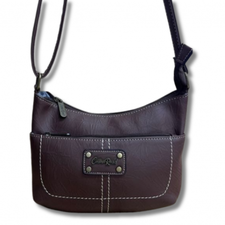 Cotton Road Front Stitch Slingbag - Coffee
