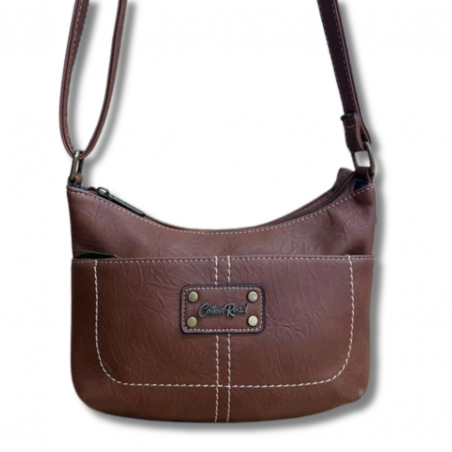 Cotton Road Front Stitch Slingbag - Brown