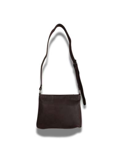 Vivace Genuine Leather Handbag - Coffee
