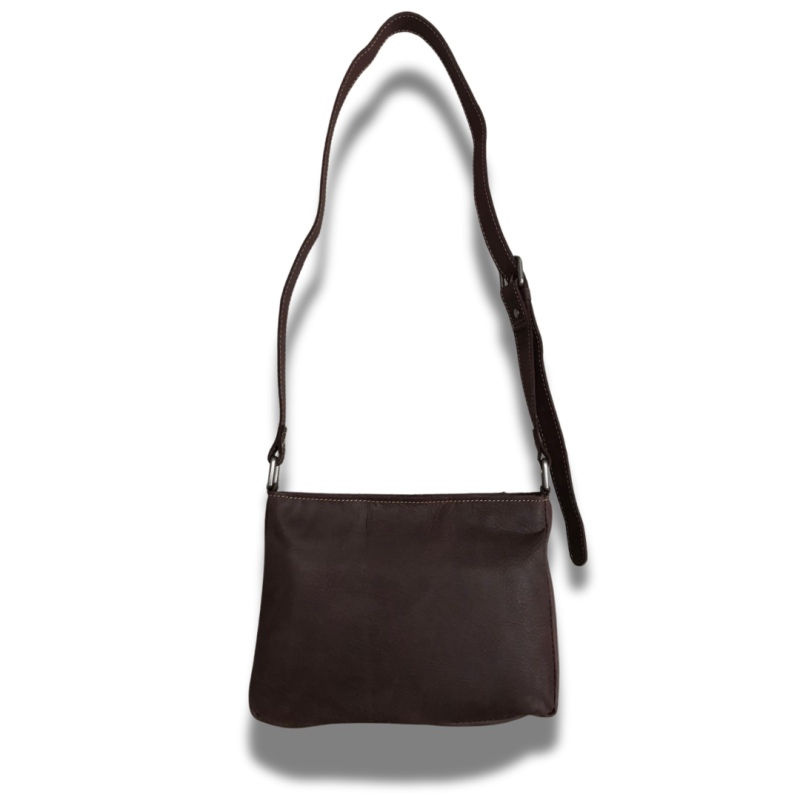 Vivace Genuine Leather Handbag - Coffee