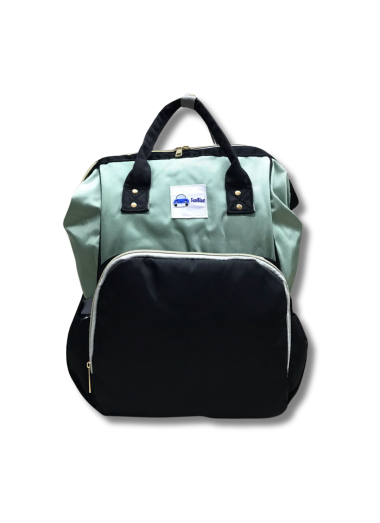 Vivace Nappy Backpack - Black and Turquoise