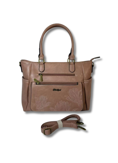 Cotton Road Double Front Zip Handbag - Pink