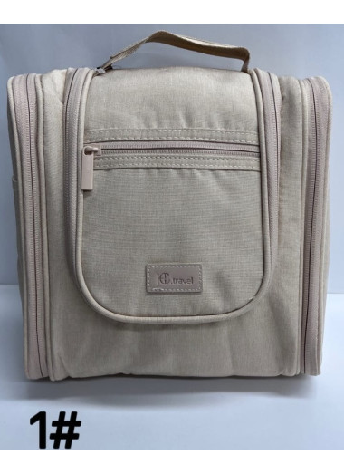 Cotton Road Hanging Toiletry Bag - Cream