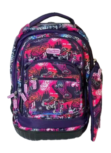 Cotton Road Kids Trolley Backpack with Pencil Bag