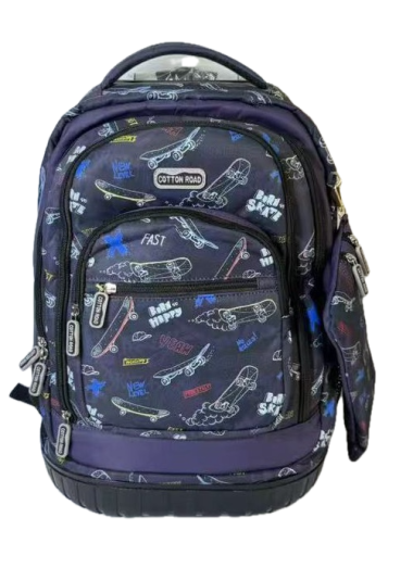 Cotton Road Kids Trolley Backpack with Pencil Bag