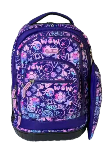Cotton Road Kids Trolley Backpack with Pencil Bag