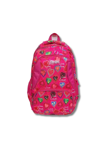 Cotton Road Kids Backpack - Pink Hearts