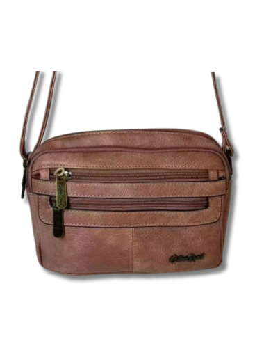 Cotton Road Double Front Zip Slingbag - Pink