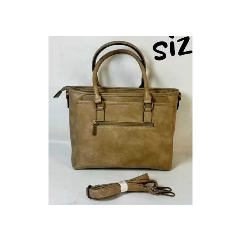 Cotton Road Triple Compartment Handbag - Khaki